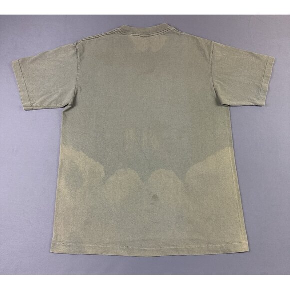 Rare Vintage 90s Planet Hollywood Nashville Faded Olive Green Shirt Logo Large - Picture 2 of 13